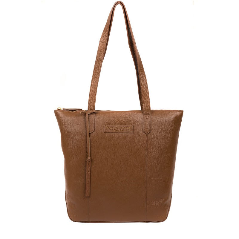 'Blendon' Tan Leather Shopper Bag