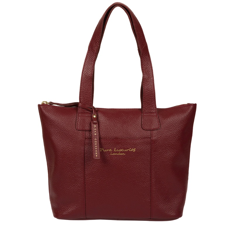 'Dem' Red Leather Handbag