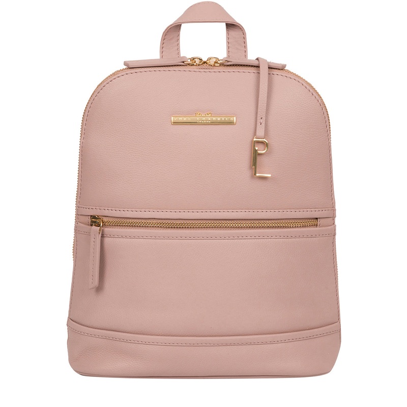 'Elland' Blush Pink Leather Backpack