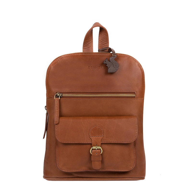 'Grove' Whiskey Handcrafted Leather Backpack