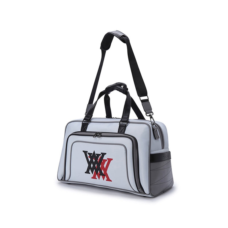 ANEW Golf: Double Logo Boston Bag - White