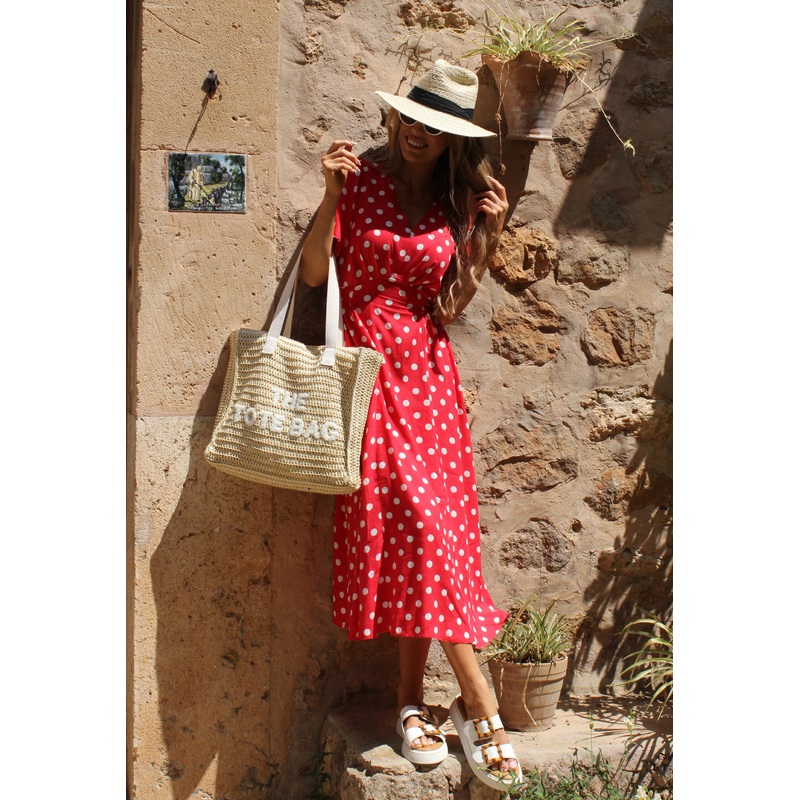 Contrast Tote Bag