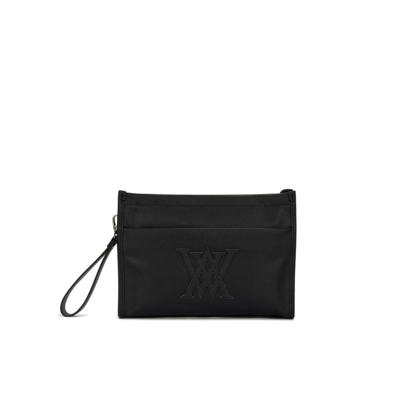 Edge Logo Clutch - Black