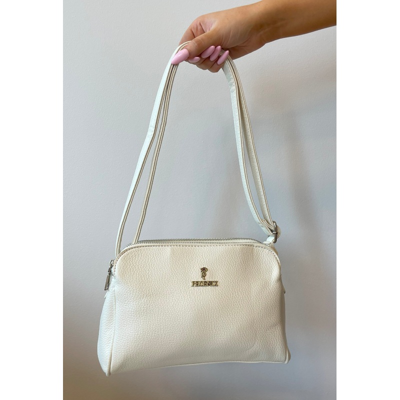 Faux Leather Crossbody Bag