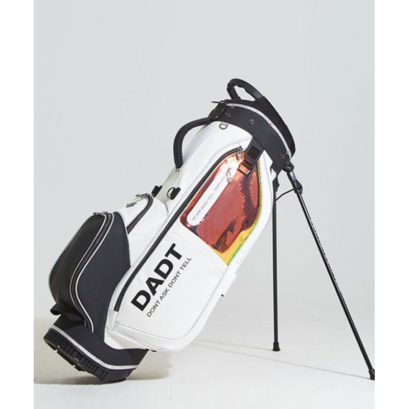 [FINAL DEAL] LUZ Collection Stand Bag(B) WHITE/BLACK