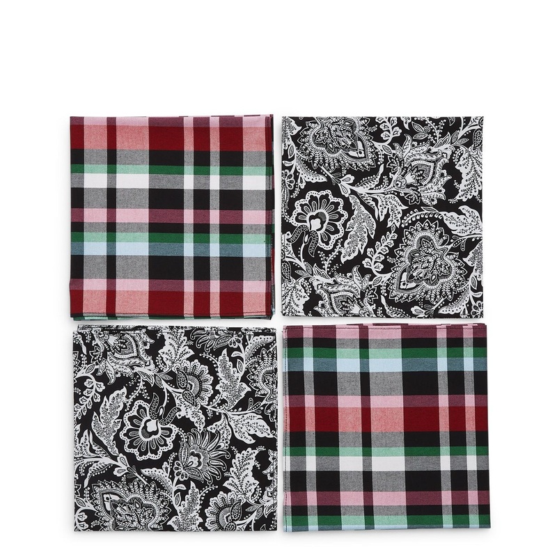 Napkin Set of 4 - Ribbons Plaid