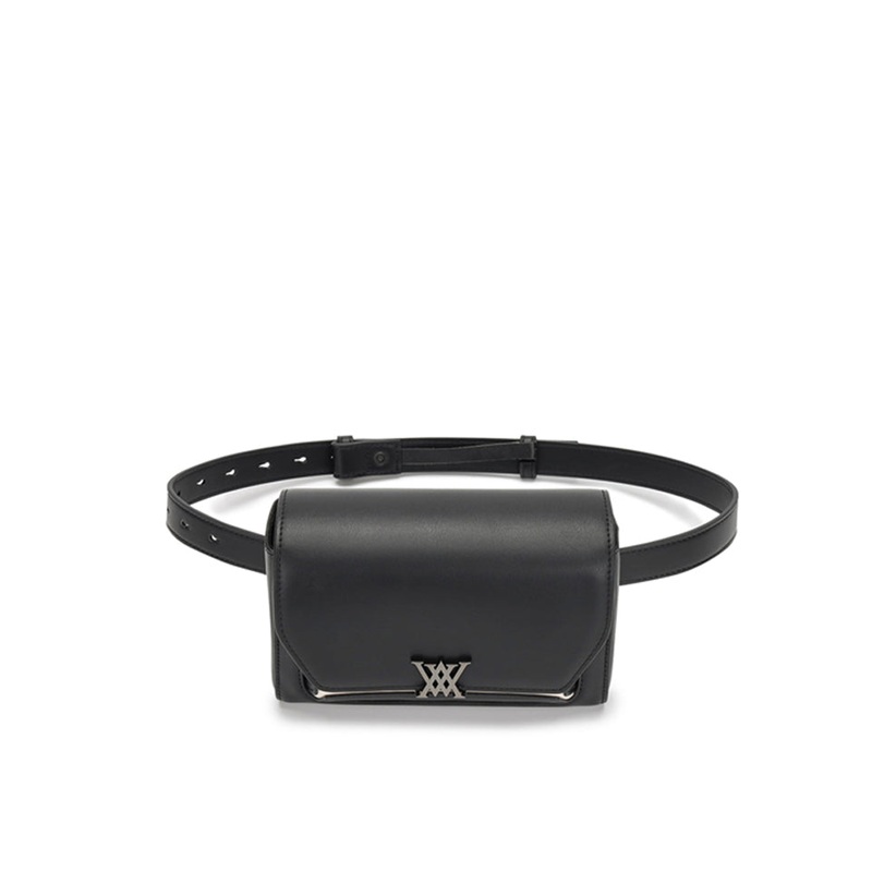 Octa Angle Belt Bag - Black