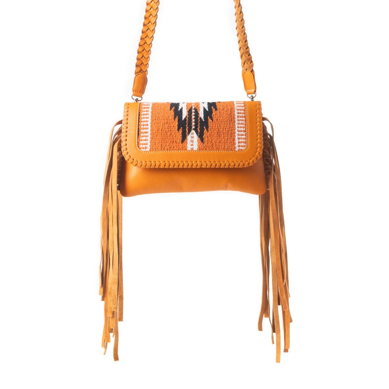 Mesa WingTrail Crossbody Bag in Amber Tan