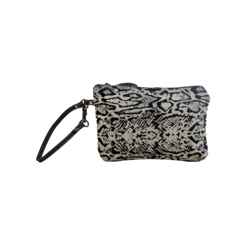 Snake Print Pouch