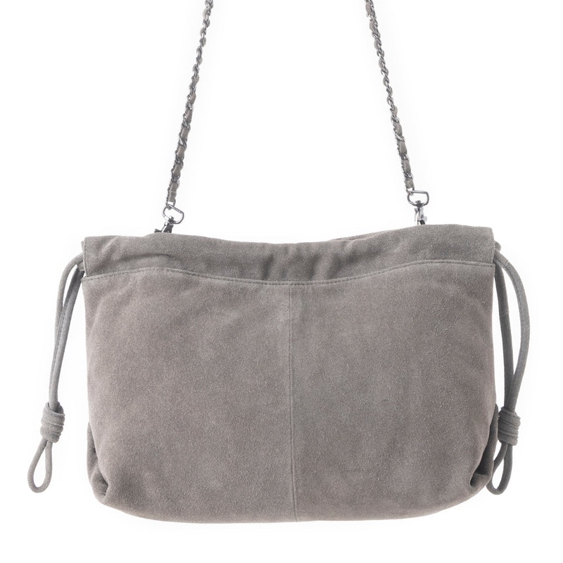 Wanderlust Suede Shoulder Bag in Moon Ash