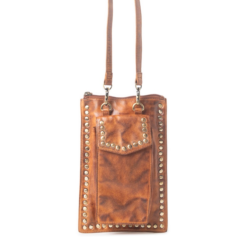Western Wanderer Leather Bag in Burnt Honey