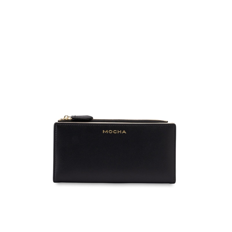 Mocha Classic Arya Wallet - Black/Ivory