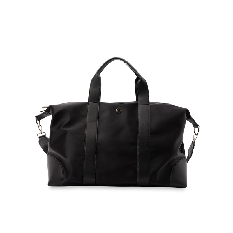 Mocha Ebby Weekender Tote Bag - Black