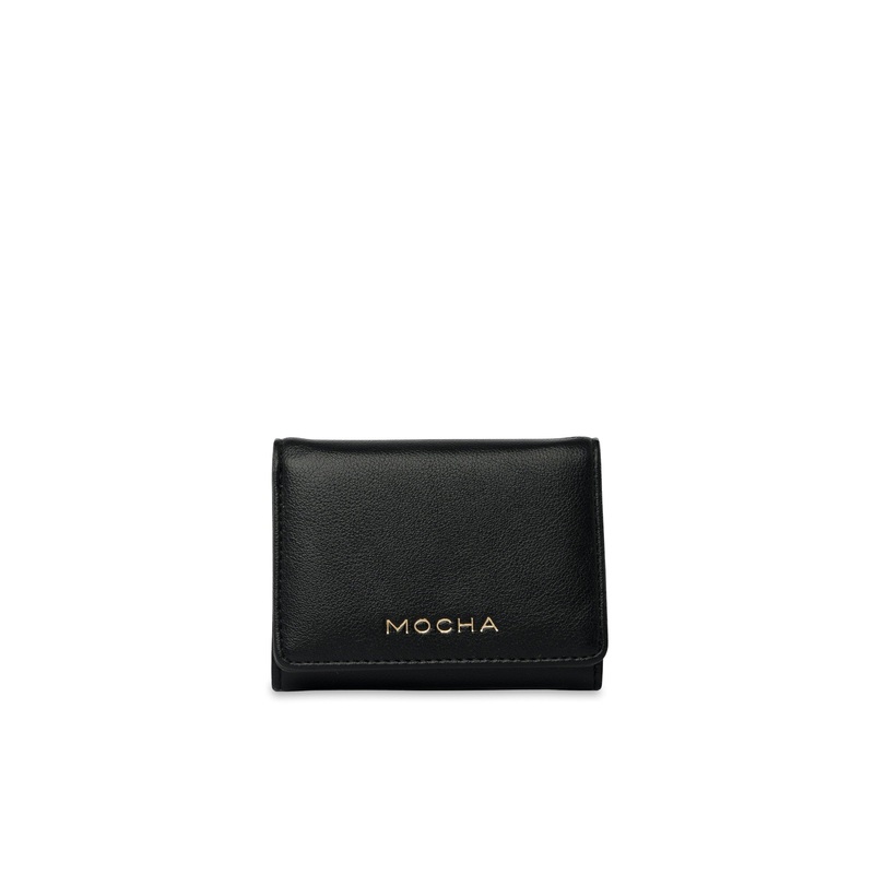 Mocha Isabella Mini Wallet - Black