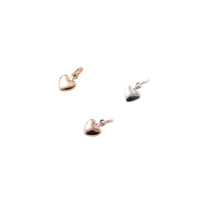 Mocha Isadora Aurelia Heart Charm