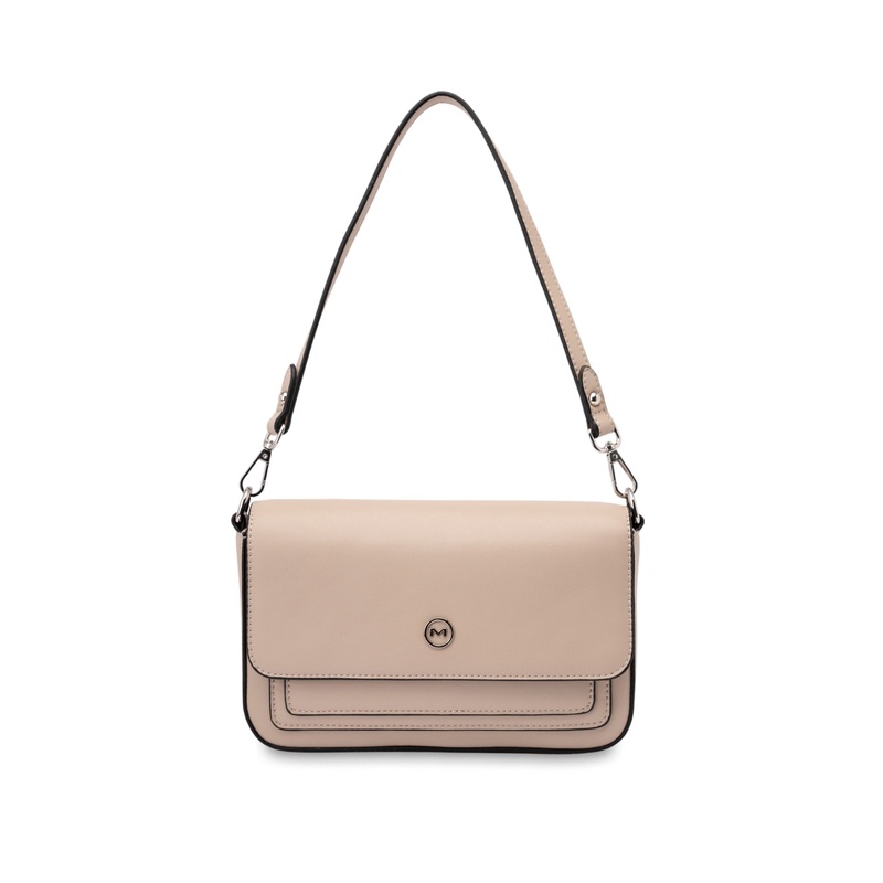 Mocha Madeline Crossbody Bag - Nude