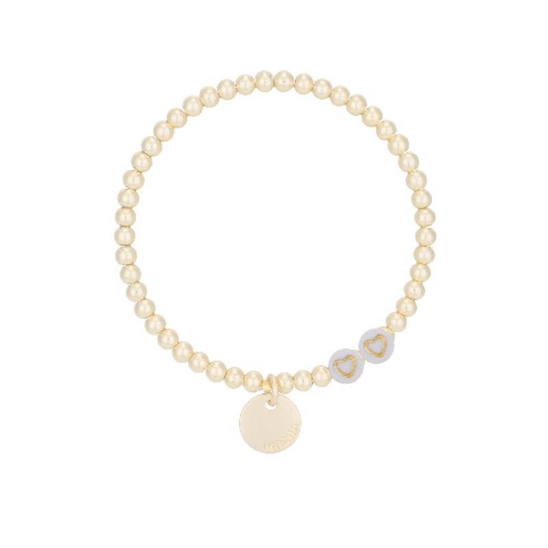 Mocha Name-It Customisable Bracelet 4mm - Gold - Customer's Product with price 39.95 ID -E7yO2DRTqbbxgQoC0l5WDOo