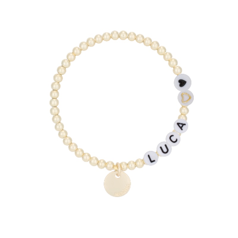 Mocha Name-It Customisable Bracelet 4mm - Gold - Customer's Product with price 39.95 ID et-lkWTNIbcYYSgArgxy28Gk
