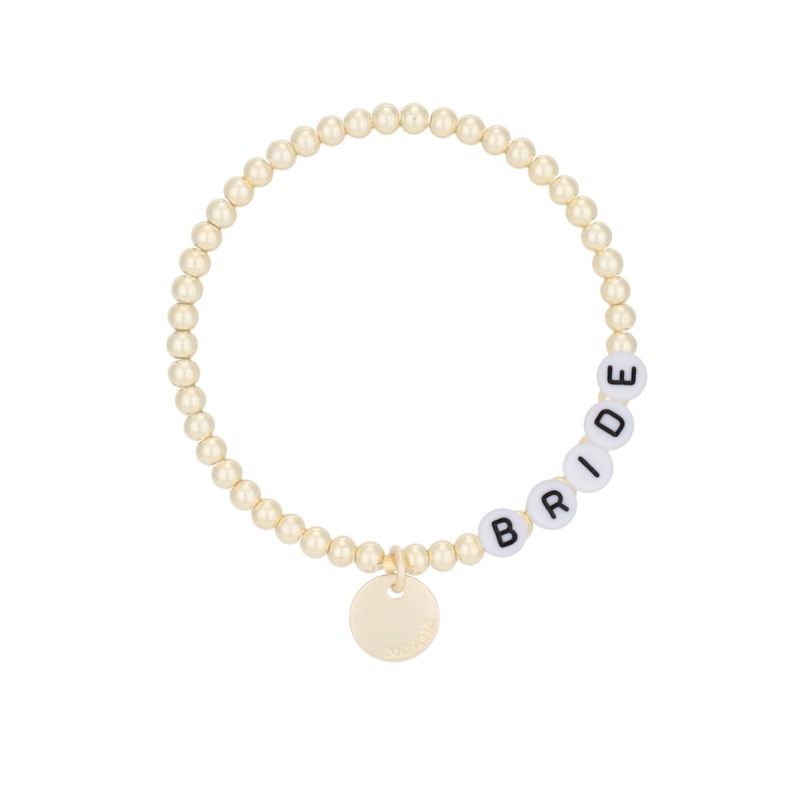 Mocha Name-It Customisable Bracelet 4mm - Gold - Customer's Product with price 39.95 ID jtNgfwFCL6s2fqg-ezAdt6r8