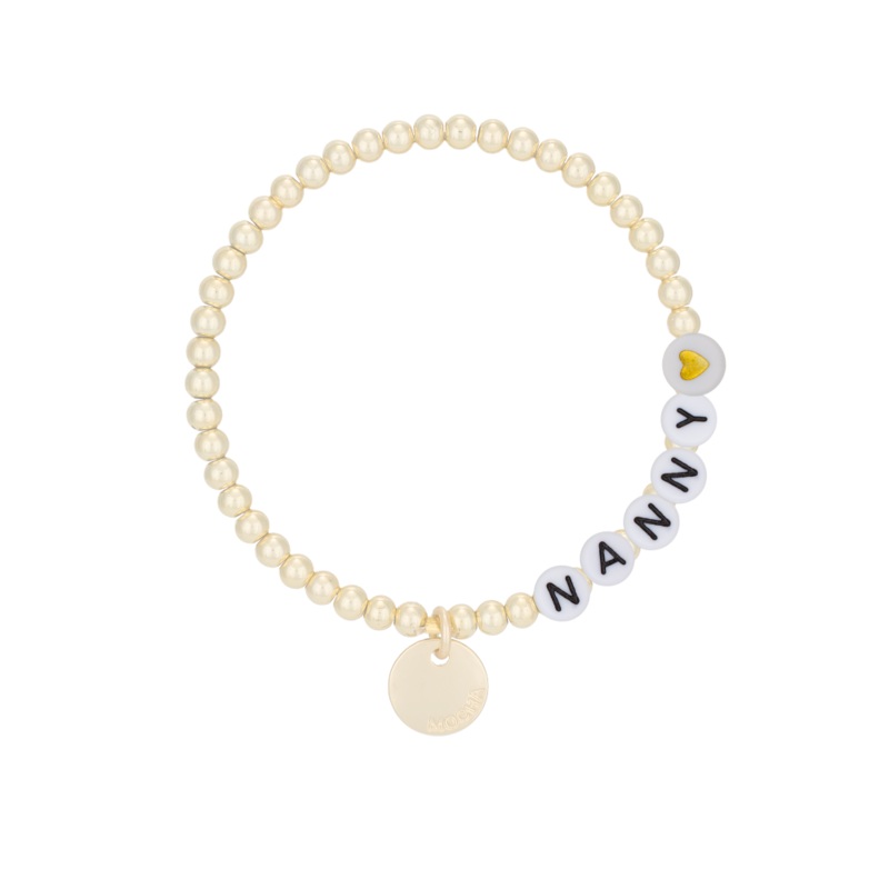 Mocha Name-It Customisable Bracelet 4mm - Gold - Customer's Product with price 39.95 ID TLBFUiyC_hF9Ik1_4ehKoSt5