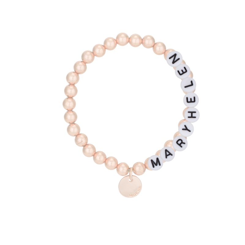 Mocha Name-It Customisable Bracelet 6mm - Rose Gold - Customer's Product with price 49.95 ID RKKnURxD69tV2xiBqIm__34O