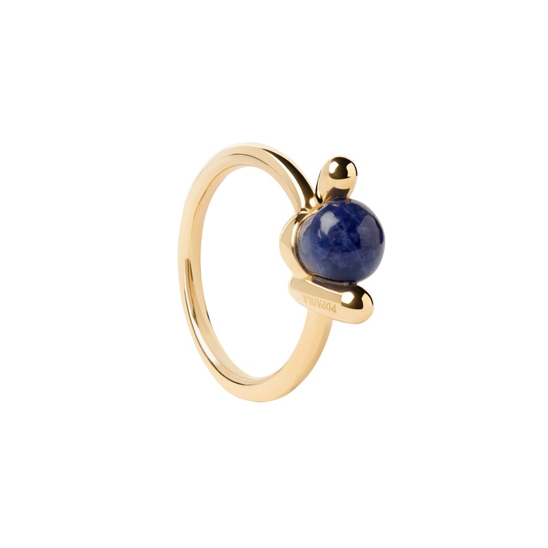 PDPAOLA Sodalite Nexus Ring - Gold