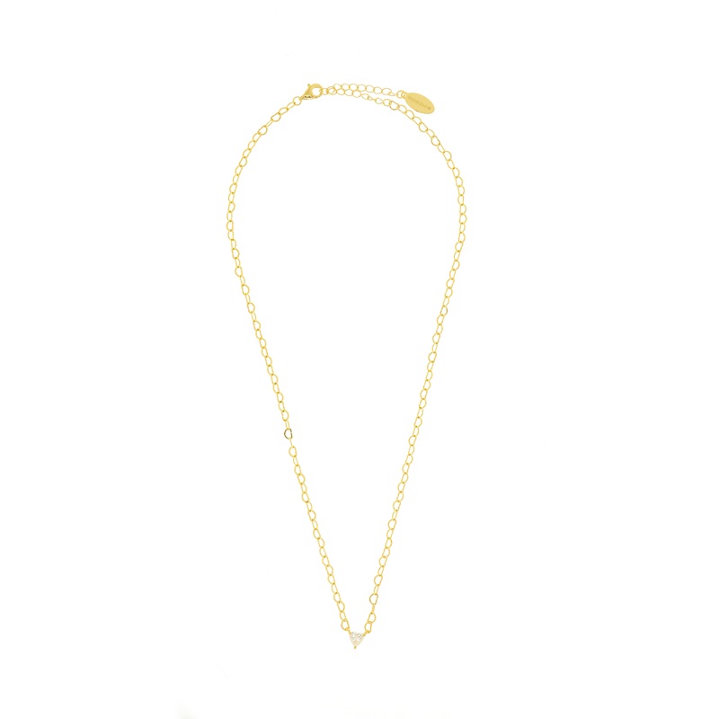 Georgini Sweetheart Heart Chain Necklace- Gold