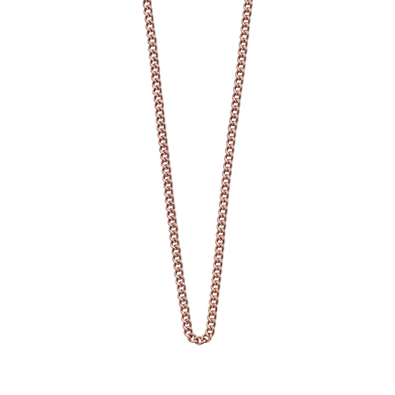 Kirstin Ash Bespoke Curb Chain 22" - 25" w/ 18K Rose Gold Vermeil