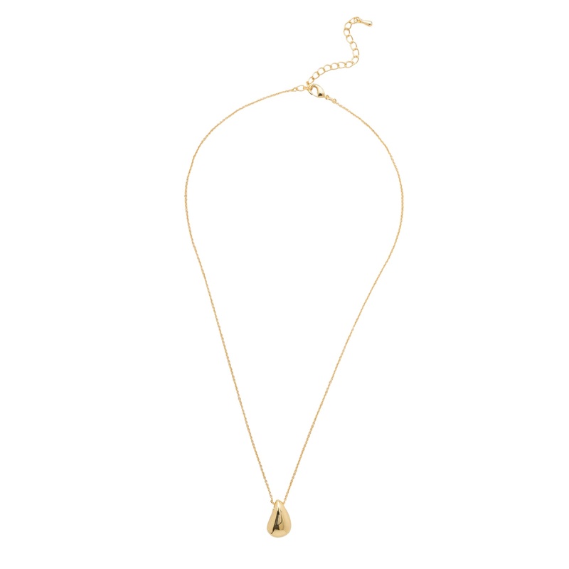 Mocha Mini Luna Necklace- Gold