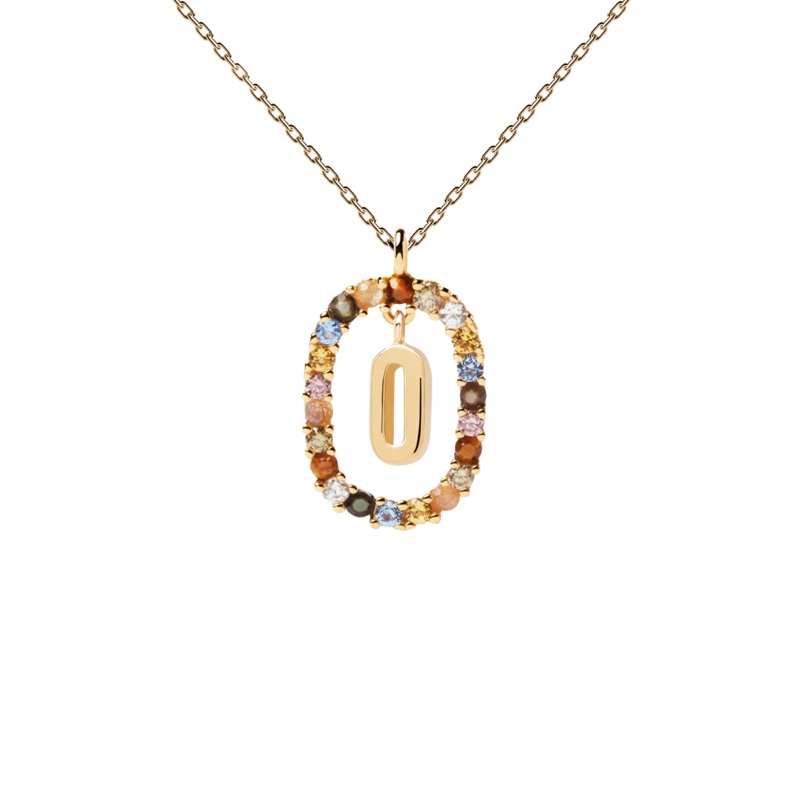 PDPAOLA Letter Necklace - O