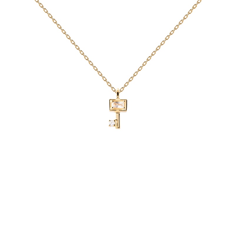 PDPDAOLA Gold Key Necklace