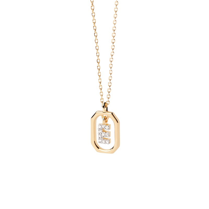 PDPDAOLA Mini Letter 'E' Necklace