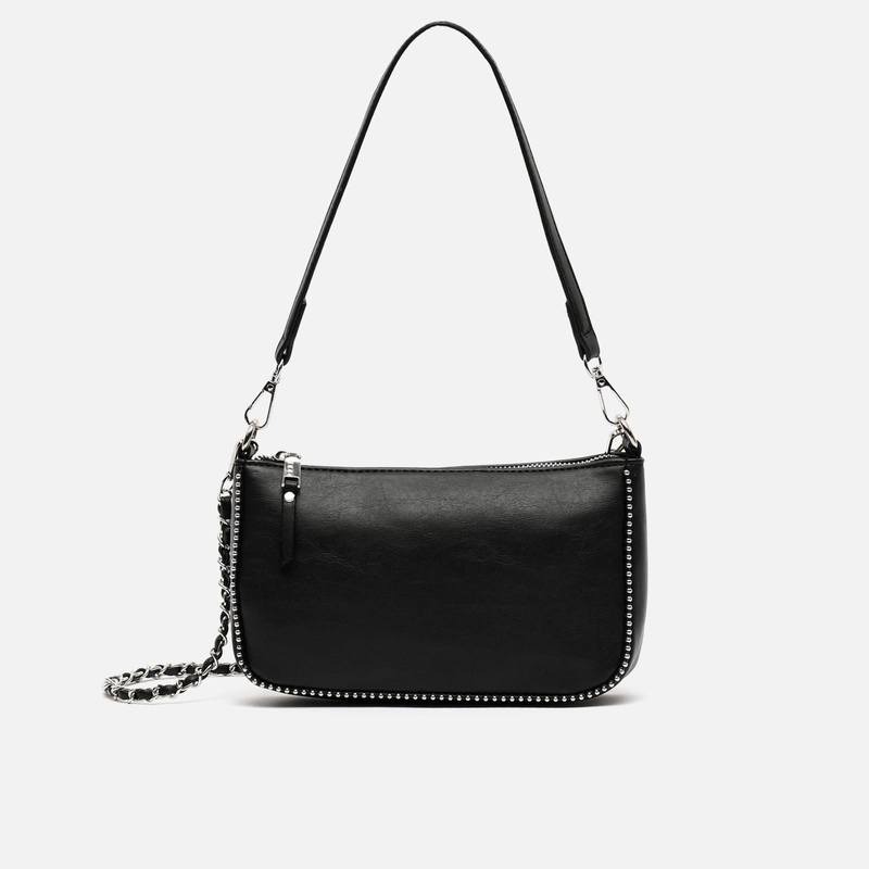 Sibila bolso de hombro pequeo con asa bandolera y detalles metlicos