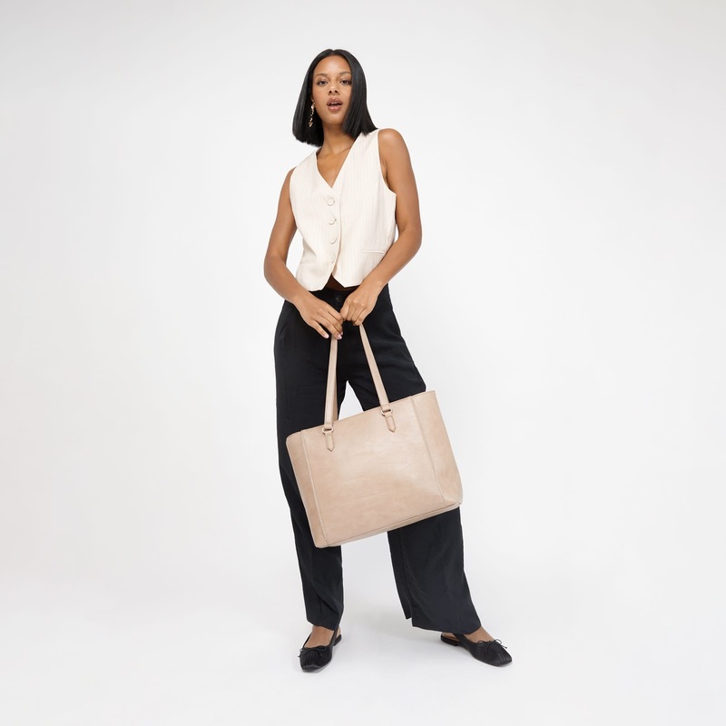 Sibila bolso shopper grande con detalles metlicos