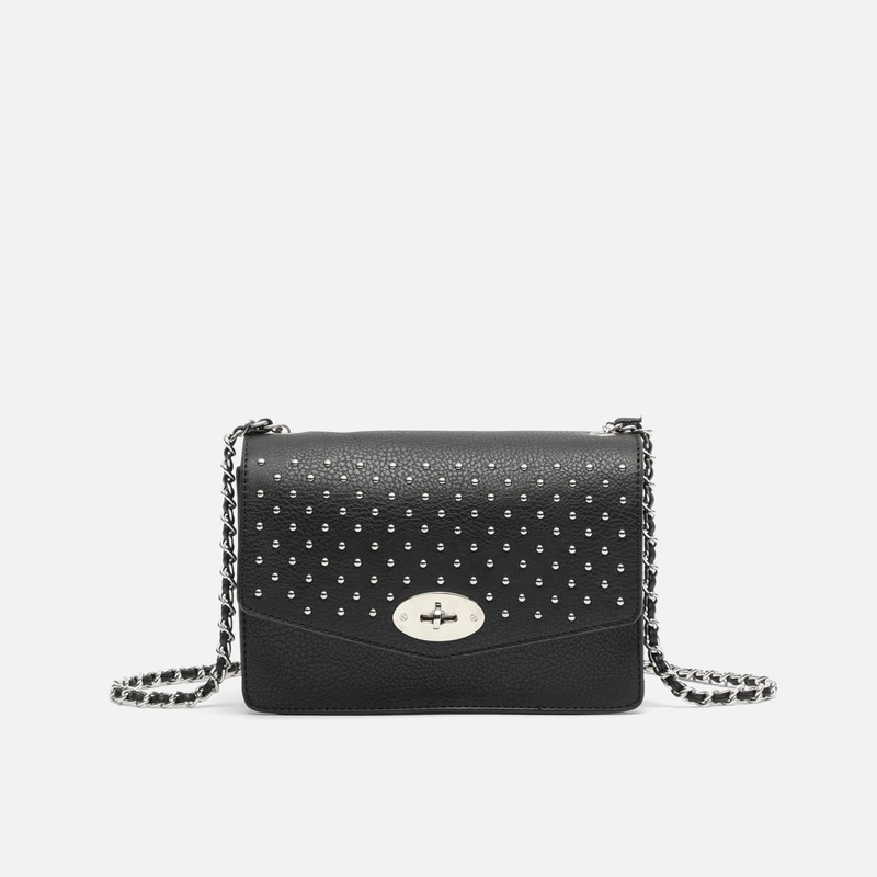 Tachitas bolso bandolera pequeo con detalles metalizados