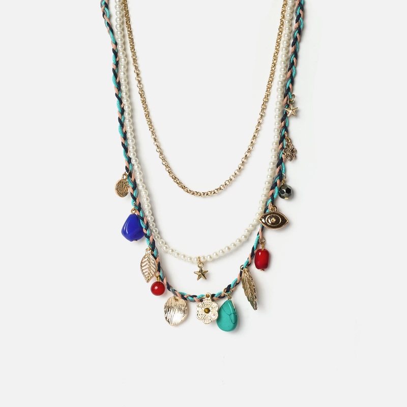 Uriela conjunto de collar con abalorios