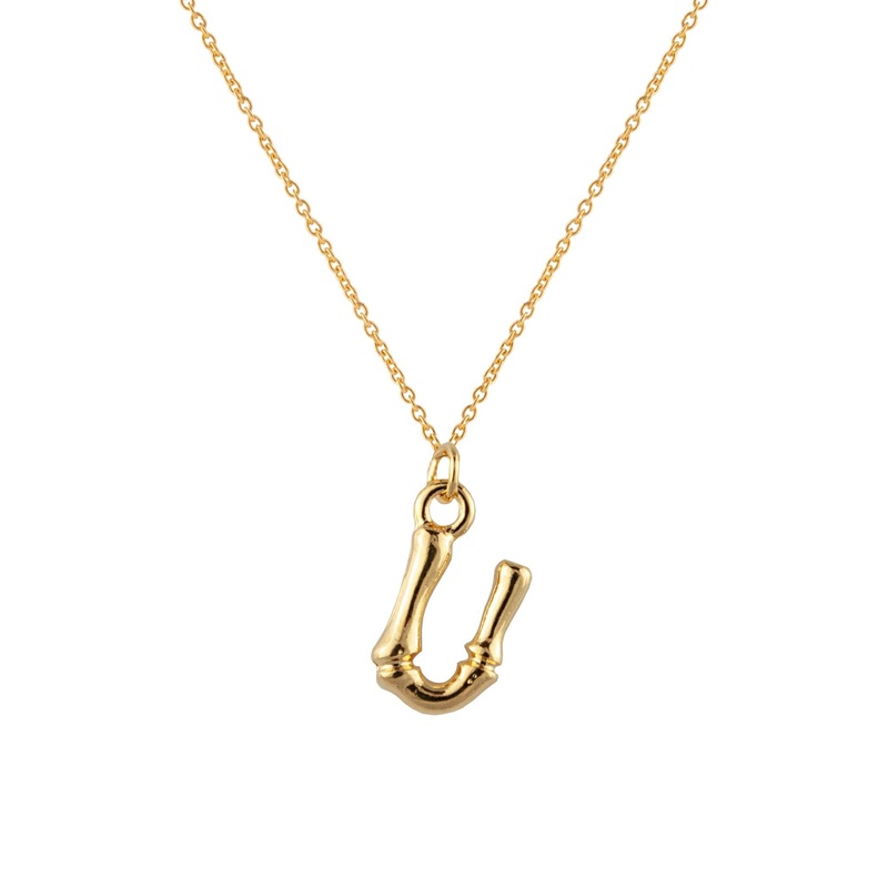 Zahar Initial Necklace - U