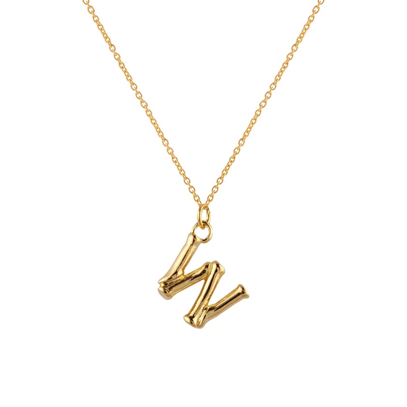 Zahar Initial Necklace - W