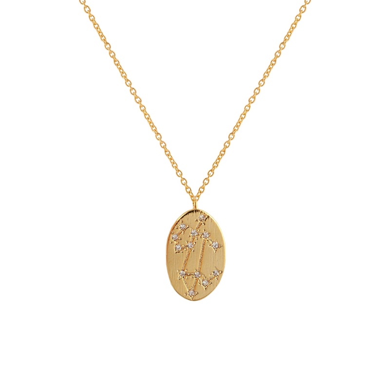 Zahar Zodiac Necklace - Leo