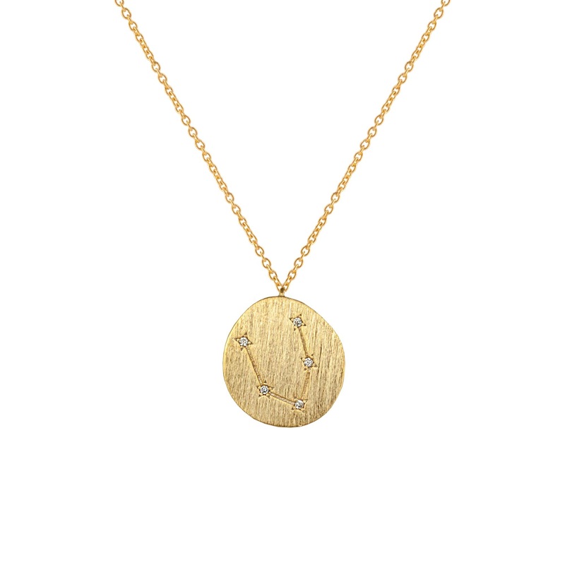 Zahar Zodiac Necklace - Pisces