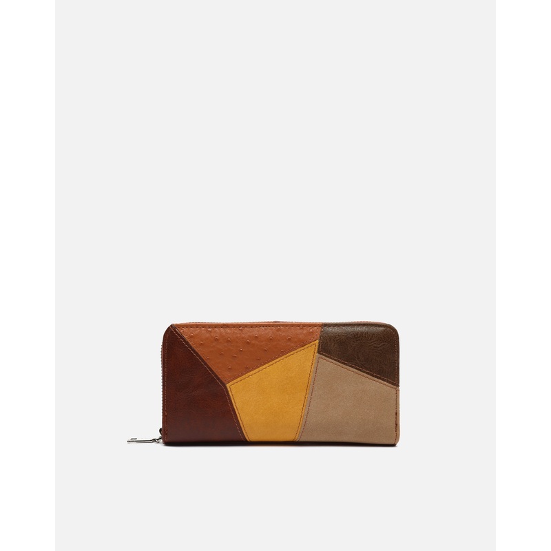 Inepal monedero grande con estampado patchwork