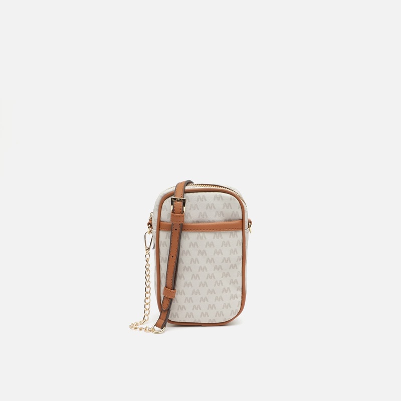 Monograms bolso bandolera mini para mvil con estampado monogram