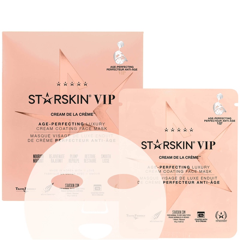 STARSKIN VIP Cream de la Crme Age-Perfecting Luxury Cream Coating Face Mask