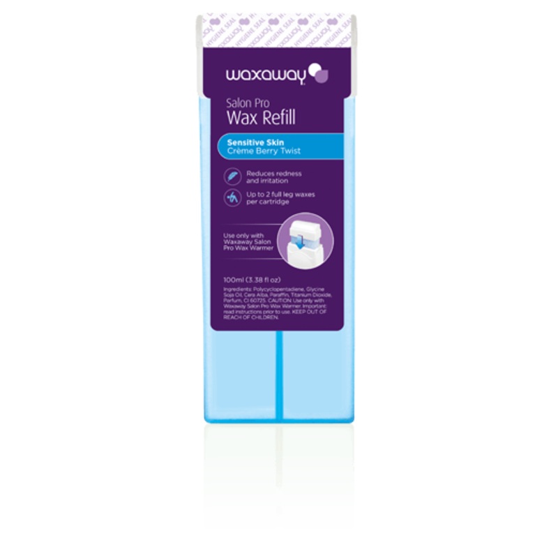 Waxaway Salon Pro Wax Refill Creme Berry Twist 100ml