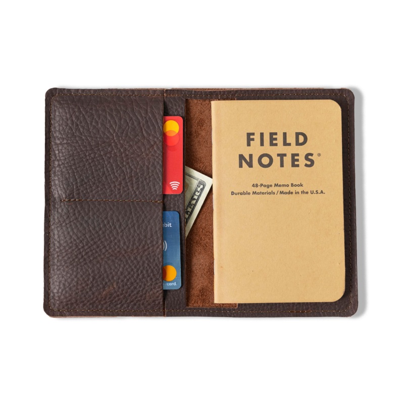 Brown Kodiak Passport Wallet