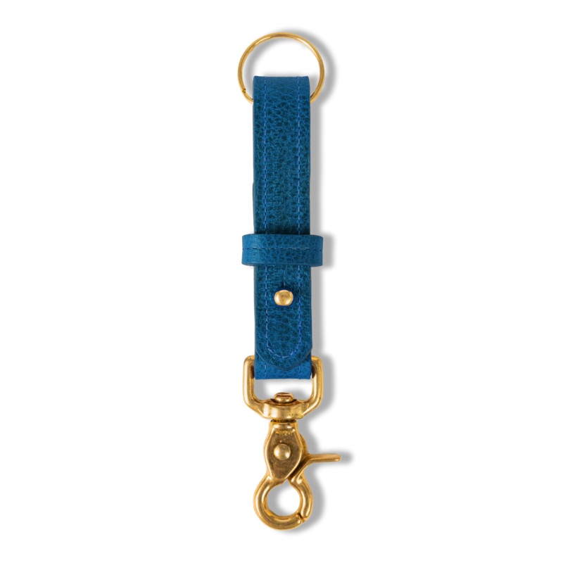 Cobalt Bulldog Key Lanyard
