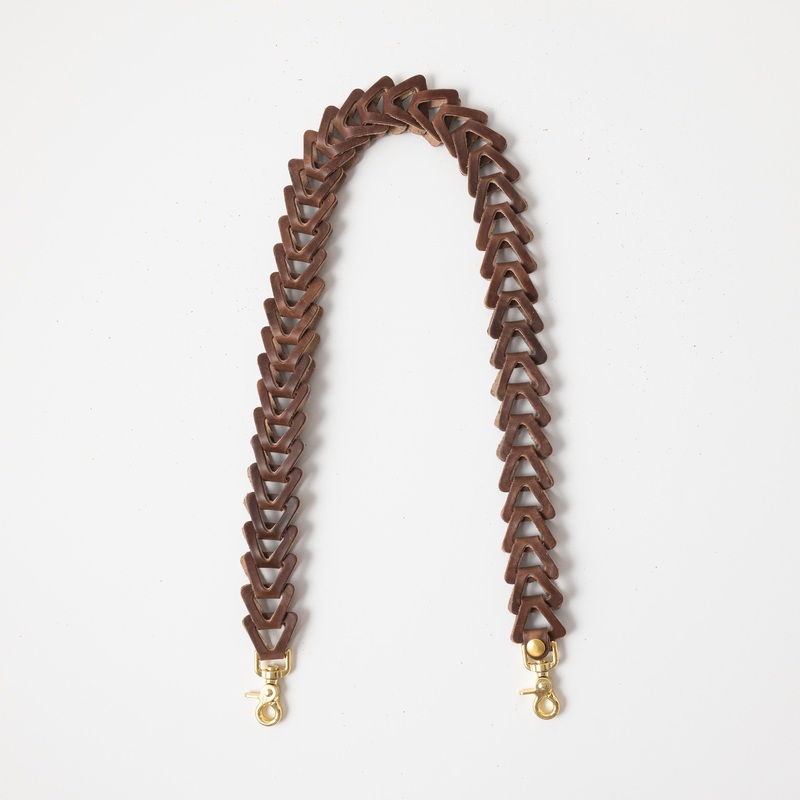 English Tan Chain Link Strap