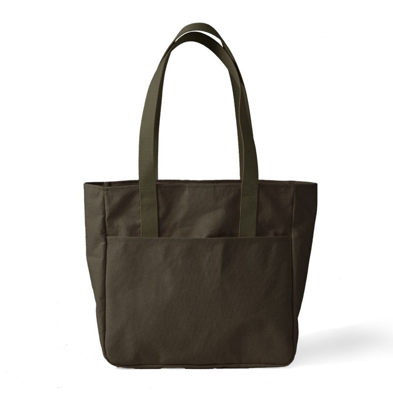 Green Canvas Carryall