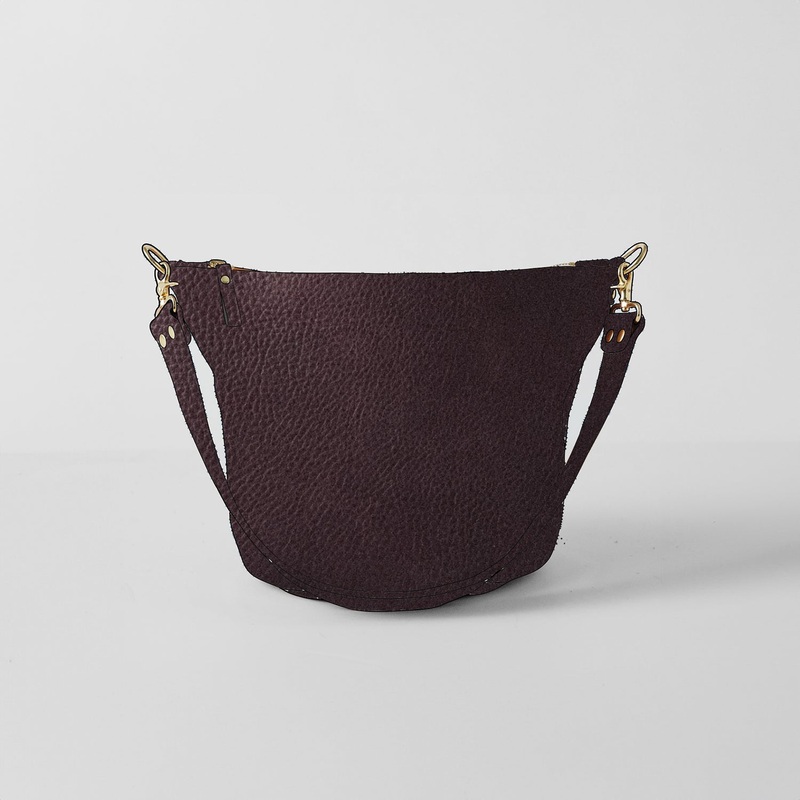 Hickory Mini Zip-Top Bucket Bag
