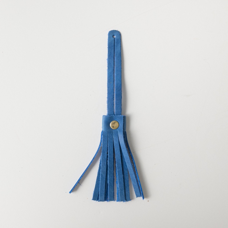 Sapphire Leather Tassel